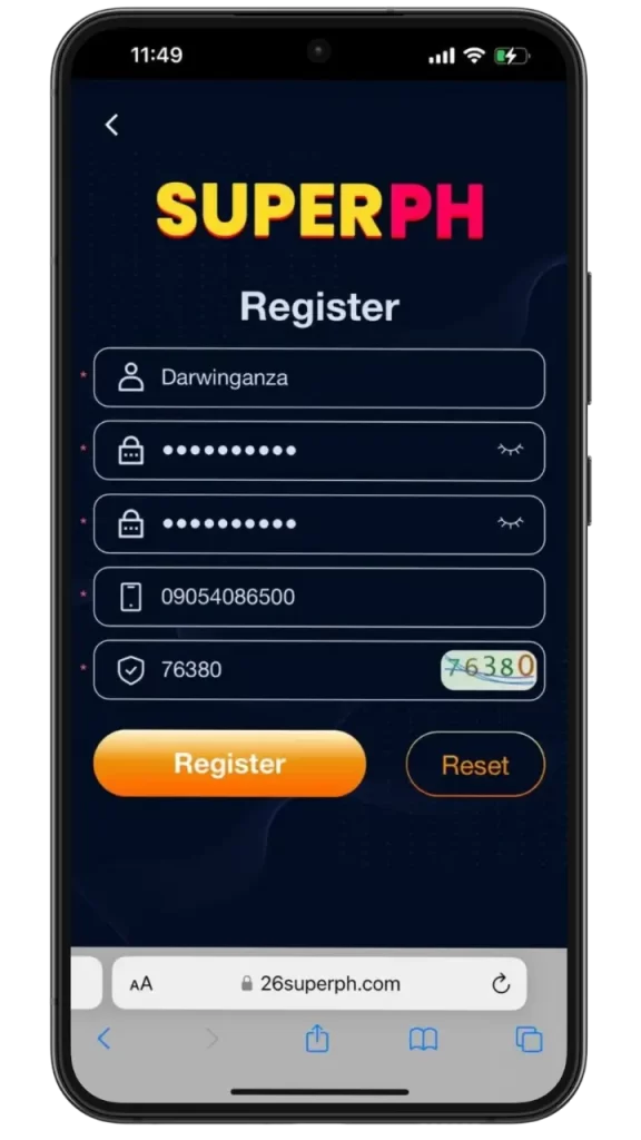 Superph Register
