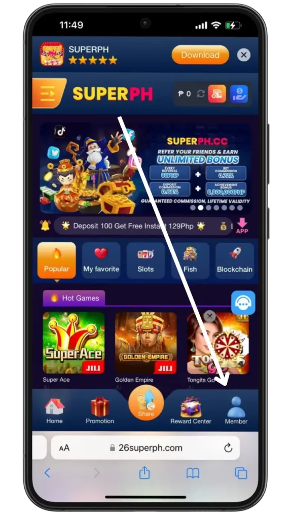 Superph withdraw